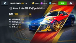 Asphalt 8 Mod APK V8.0.1d Download For [ Unlimited Money & Tokens ] on Android 10